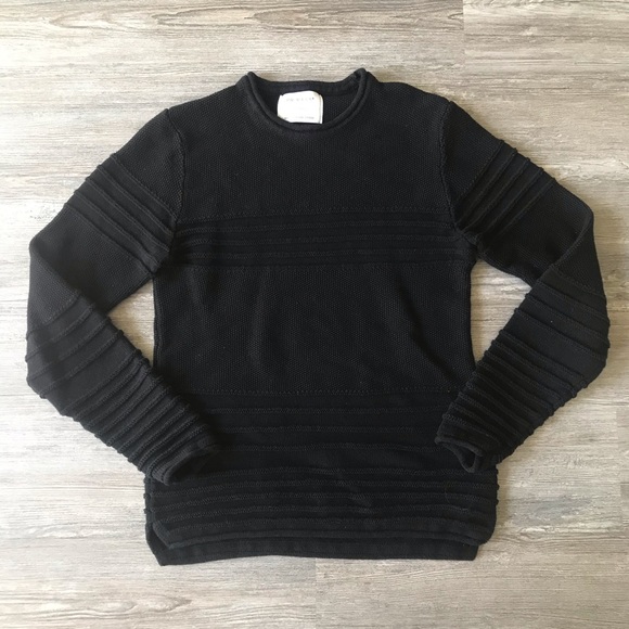 Primark Sweaters Primark Black Mens Crew Neck Sweater Knit Poshmark